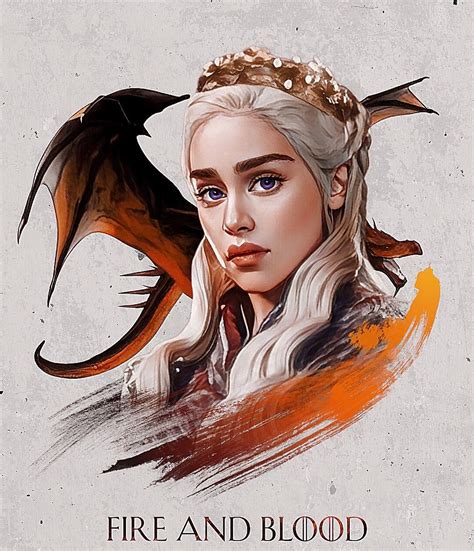 A Song Of Ice And Fire Daenerys Targaryen Art Casa Targaryen Game Of