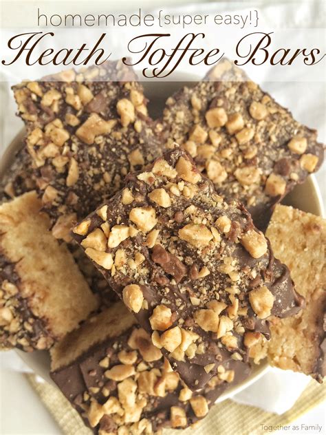 homemade heath toffee bars taste exactly like a heath bar but in soft and thick bar form and