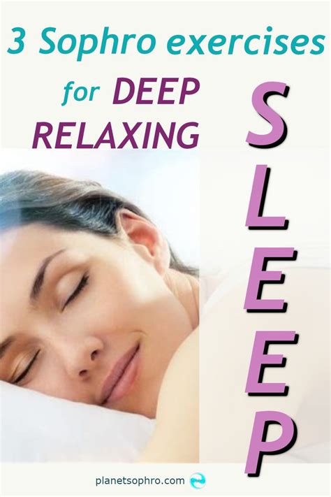 3 Sophro Exercises For Deep Relaxing Sleep Relaxation Techniques For Sleep How To Fall Asleep
