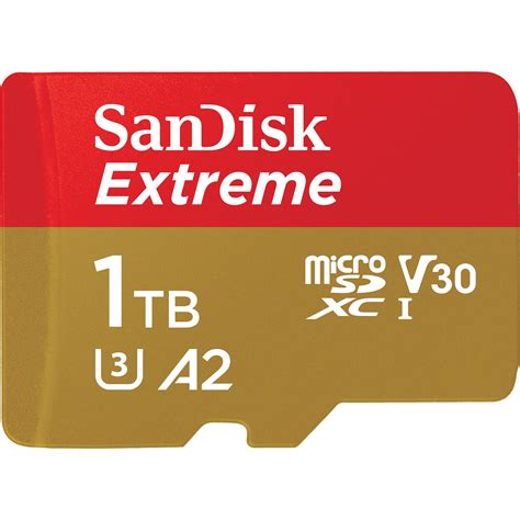 Micro sd card 1tb micro sd sdxc card high speed class 10 memory card for phone, tablet and pcs with adapter (1tb). SanDisk 1TB Extreme UHS-I microSDXC Memory Card with SD Adapter