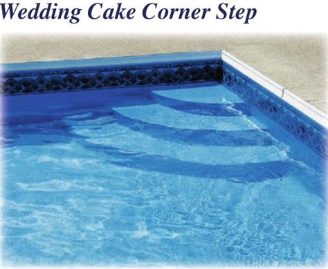 Wedding Cake Pool Stairs Jenniemarieweddings