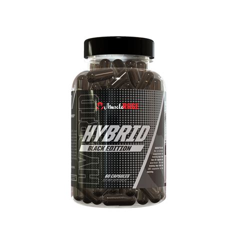 HYBRID BLACK EDITION - Fat Burning Pre Workout - Muscle Rage : Muscle Rage