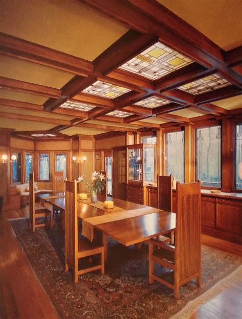 Frank Lloyd Wright 1867 1959 Dining Room Ward W Willits House
