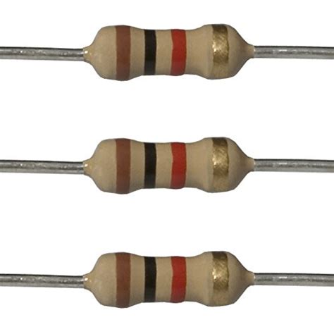 E Projects 10ep5121k00 1k Ohm Resistors 12 W 5 Pack Of 10 Amazon