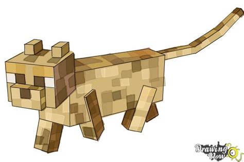 How To Draw An Ocelot From Minecraft Drawingnow