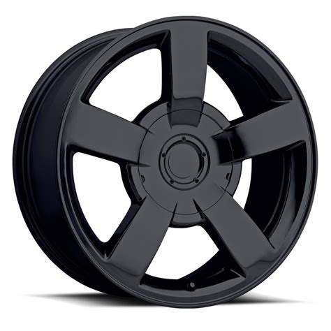 Factory Reproductions Wheels Fr 33 Chevy 1500ss Gloss Black Rim Wheel
