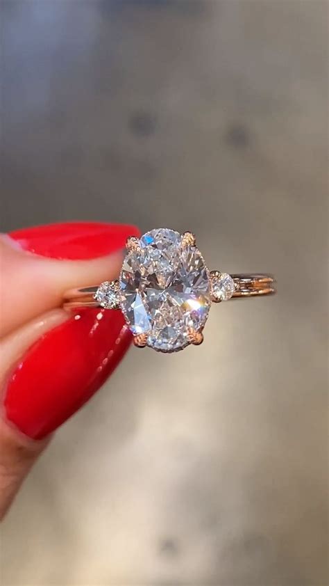 Vintage Inspired Double Band Halo Engagement Ring Video Video