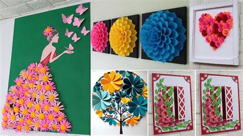 Home Decorating Ideas Handmade With Paper Easy Beautiful Wall Decor You