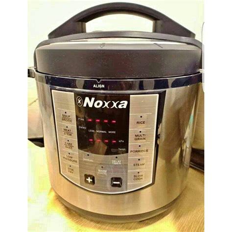 Pressure cookers └ small kitchen appliances └ appliances └ home, furniture & diy all categories antiques art baby books, comics & magazines business, office & industrial cameras & photography cars, motorcycles. RAYA PROMO ORIGINAL 2019 Noxxa Multifunction Pressure ...