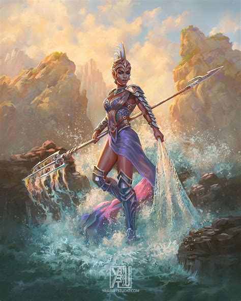 Goddess Warrior Warrior Girl Zooey Deschanel Zodiac Art Pisces