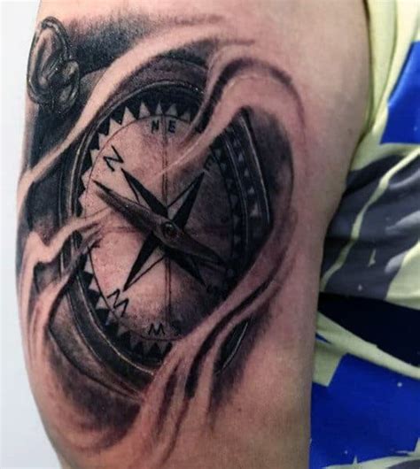 Top 63 Compass Tattoo Ideas 2021 Inspiration Guide