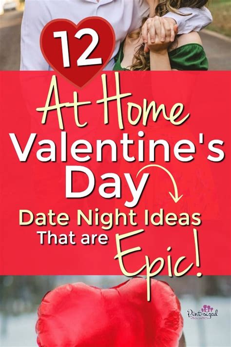 12 Epic At Home Date Night Ideas For Valentine S Day Pint Sized Treasures