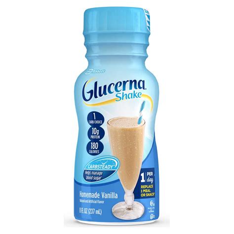 Glucerna Diabetes Nutritional Shake With 10g Of Protein To Help