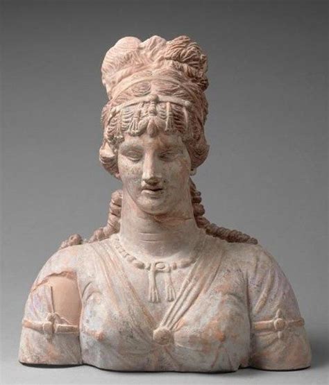 Bust Of Aphrodite From Ancient City Of Myrina Circa 2nd C Bc At