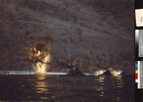 Night Action Off Cape Matapan Greece 28 March 1941 Royal Museums