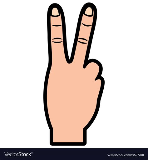 Peace Fingers Sign