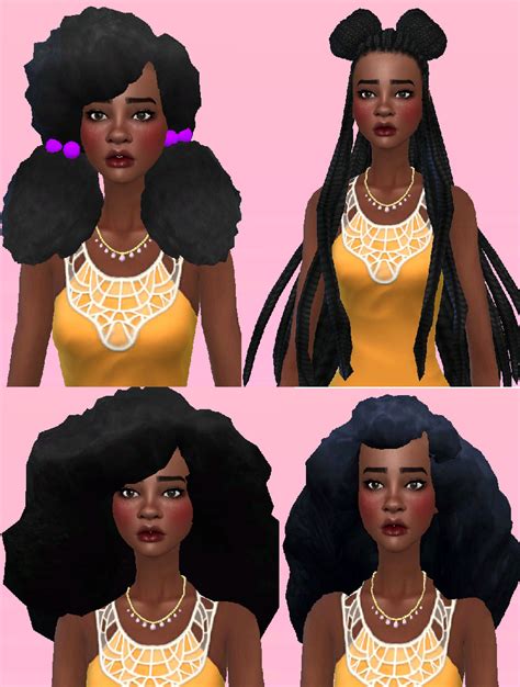 Afro Sims4blank 1