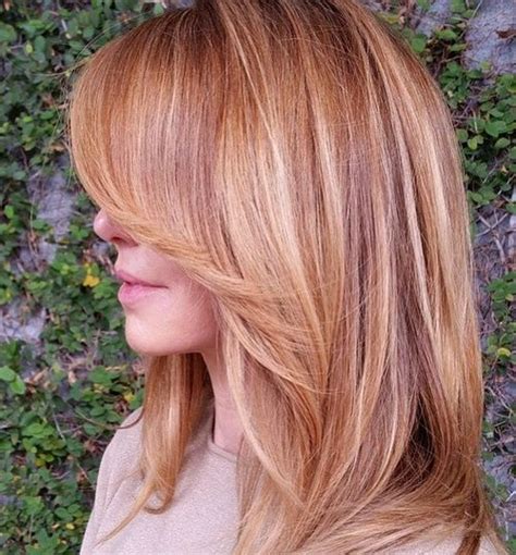 Creating a contrast between dark brown hair and light blonde highlights will bring out both colors. 60 Trendiest Strawberry Blonde Hair Ideas for 2020
