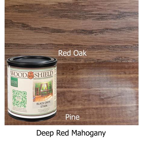 1 Qt Deep Red Mahogany Woodshield Interior Stain Deep Red Qt The
