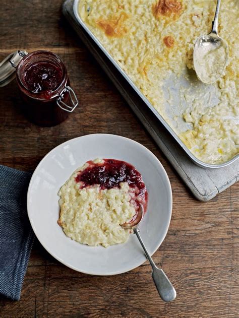Baked Rice Pudding With Quick Strawberry Jam Recipe From Slow By James