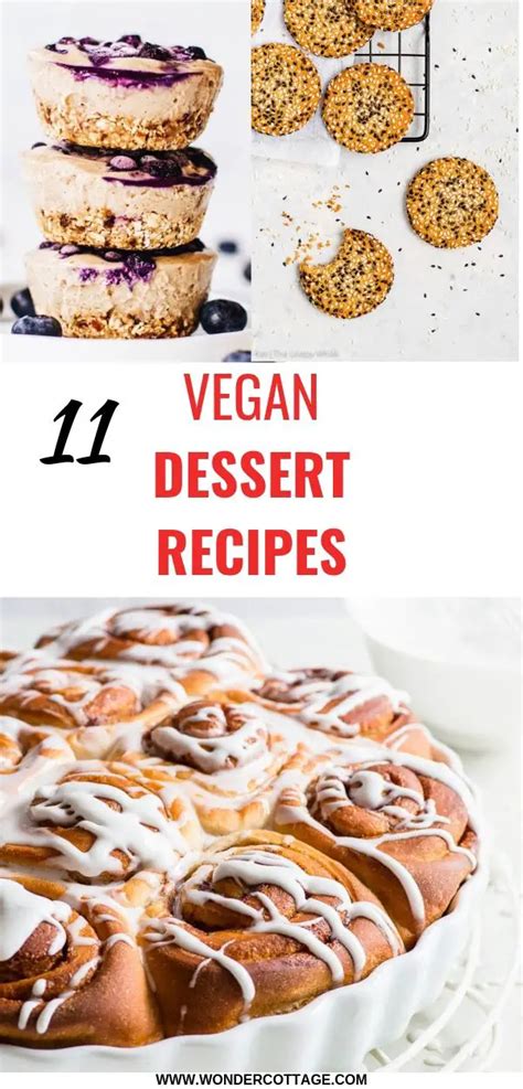 11 Easy Vegan Dessert Recipes The Wonder Cottage