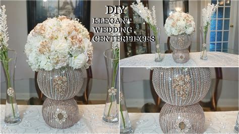 Diy Rose Gold Glam Wedding Centerpiece Ft Totally Dazzled