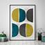 Set Of Three Colourful Abstract Art Prints By Bronagh Kennedy 