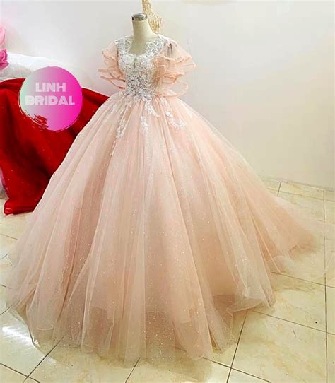 Pink Ball Gown Wedding Dress Home Design Ideas