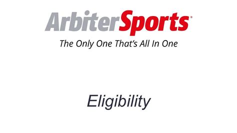 Arbiter Sports Elevate Compliance With Our Official Eligibility Solutions