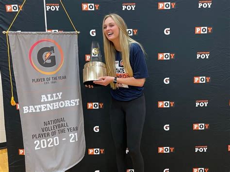 Husker Volleyballs Ally Batenhorst Surprised With National Player Of The Year Award