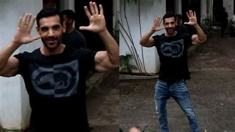 John Abraham Flaunts His Biceps At Ja Entertainment Pathan Youtube