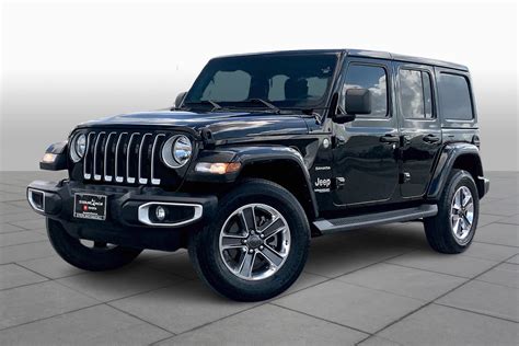 Pre Owned 2021 Jeep Wrangler Unlimited Sahara Sport Utility In Houston