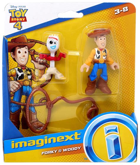 Fisher Price Disney Pixar Imaginext Toy Story 4 Forky Woody Figure Set