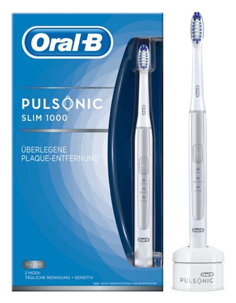 Great savings & free delivery / collection on many items. ORAL B PULSONIC SLIM ONE 1000 SILVER Sonic Toothbrush ...