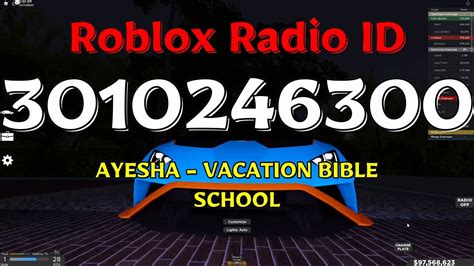 Ayesha Vacation Bible School Roblox Id Youtube