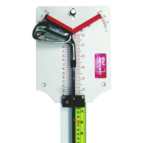 Club Length Ruler With Rh Lh Angle Soling Plate