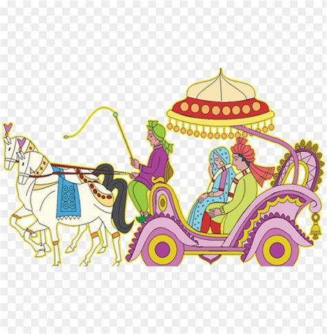 Free Download Hd Png Rofile Cover Photo Indian Wedding Chariot