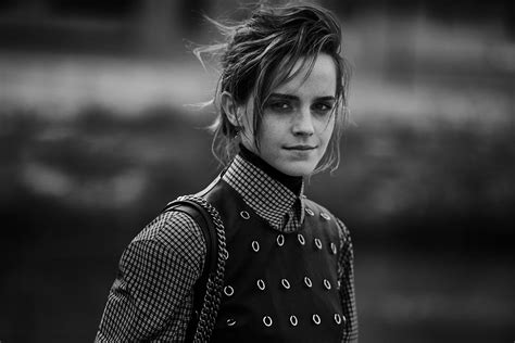 Emma Watson Monochrome Portrait Wallpaper Hd Celebrities 4k Wallpapers Images And Background
