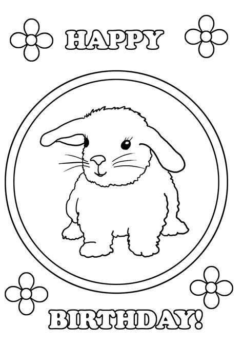 Birthday Coloring Pages Happy Birthday Coloring Pages Birthday