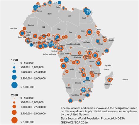 How Big Are The Largest Cities In Africa By Population And Size