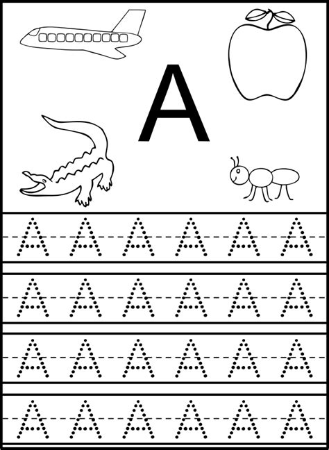 Apples And Abcs Owls Preschool Worksheets Tracing