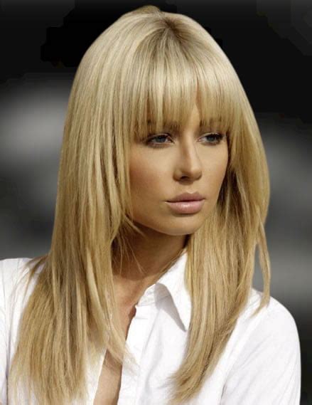 It can all depend on your face. Long hairstyles with bangs 2021-2022 - Hair Colors