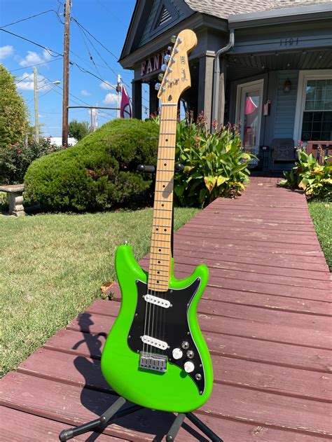 Fender Player Lead Ii Neon Green Guitars Electric Solid Body Fanny S House Of Music