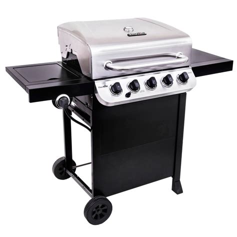 Char Broil Performance Series 5 Burner Gas Grill Black The Home Depot