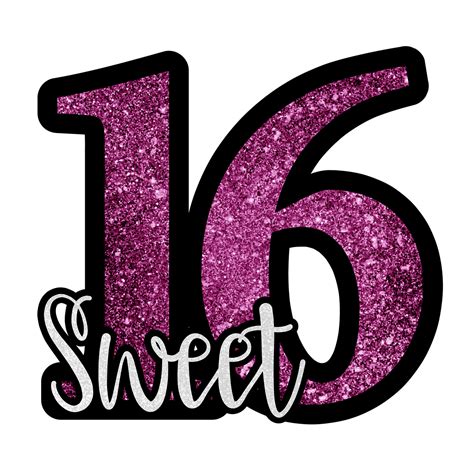 Download Sweet 16 Sweet Sixteen 16 Birthday Royalty Free Stock