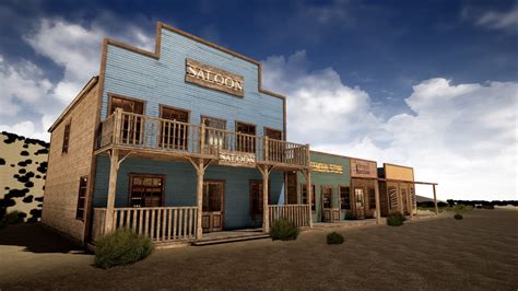 Wild West Town Relive The Western Adventures In Environments Ue