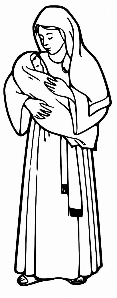 Jesus Mary Clipart Lds Child Clip Mother