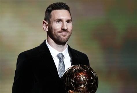 messi wins ballon d or for record sixth time