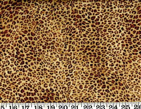 Animal Print Cotton Fabric Cheetah Skin Print By The Yard