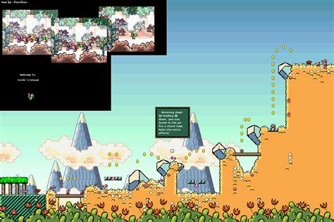 Super Mario World 2 Yoshis Island Game Maps